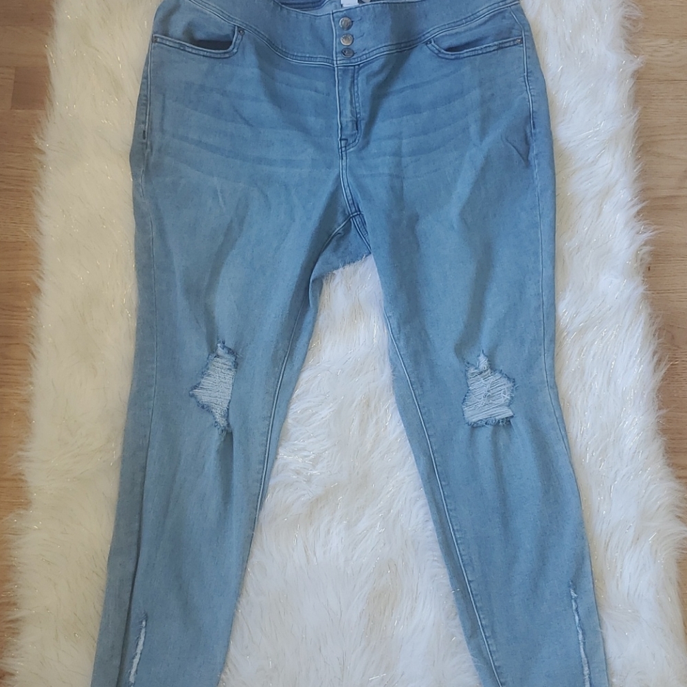 Lane Bryant high waisted jeggings